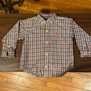 Ralph Lauren Boys Plaid Button Up - NEVER WORN!
